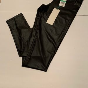 Fax leather leggings